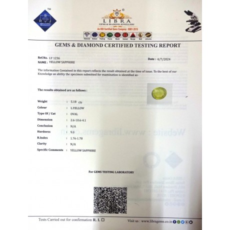 YELLOW SAPPHIRE