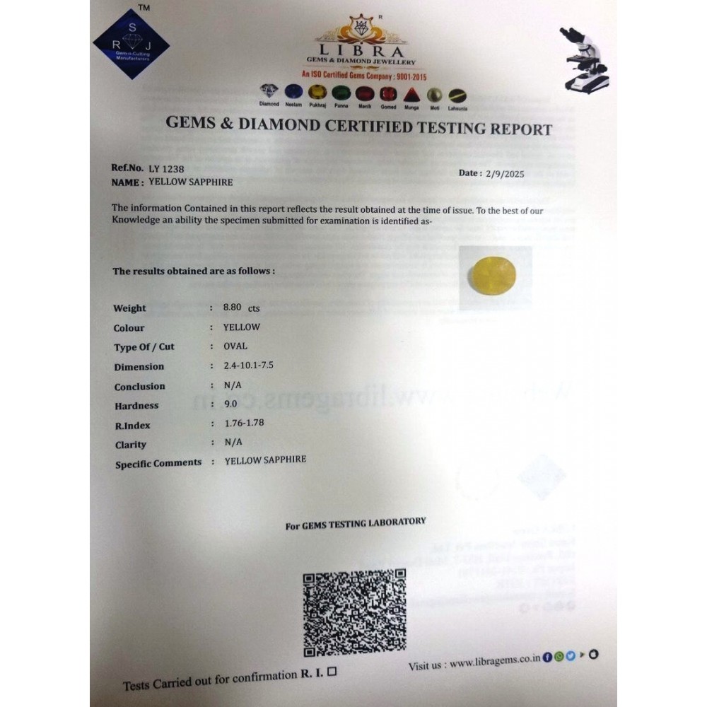 YELLOW SAPPHIRE