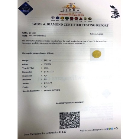 YELLOW SAPPHIRE