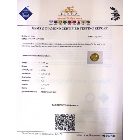 YELLOW SAPPHIRE