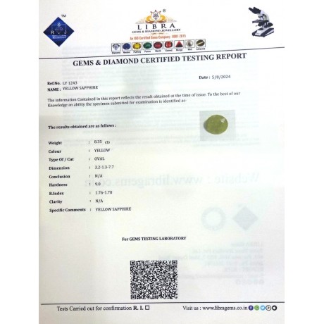 YELLOW SAPPHIRE