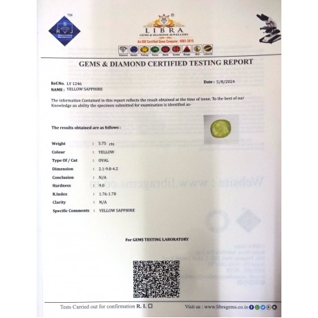 YELLOW SAPPHIRE