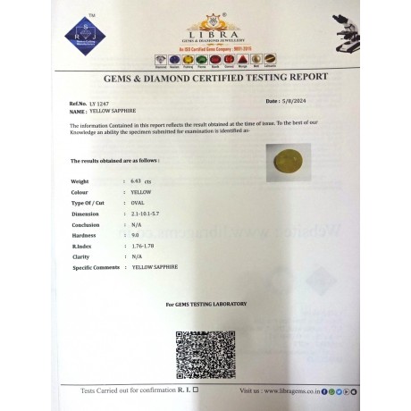 YELLOW SAPPHIRE