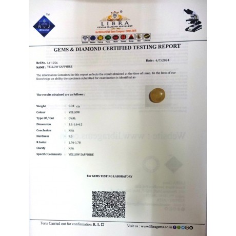 YELLOW SAPPHIRE