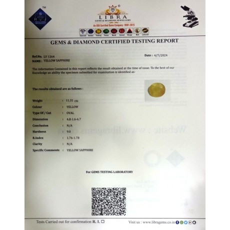 YELLOW SAPPHIRE