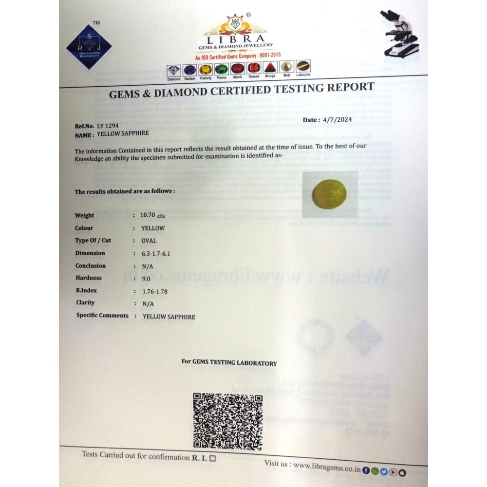 YELLOW SAPPHIRE