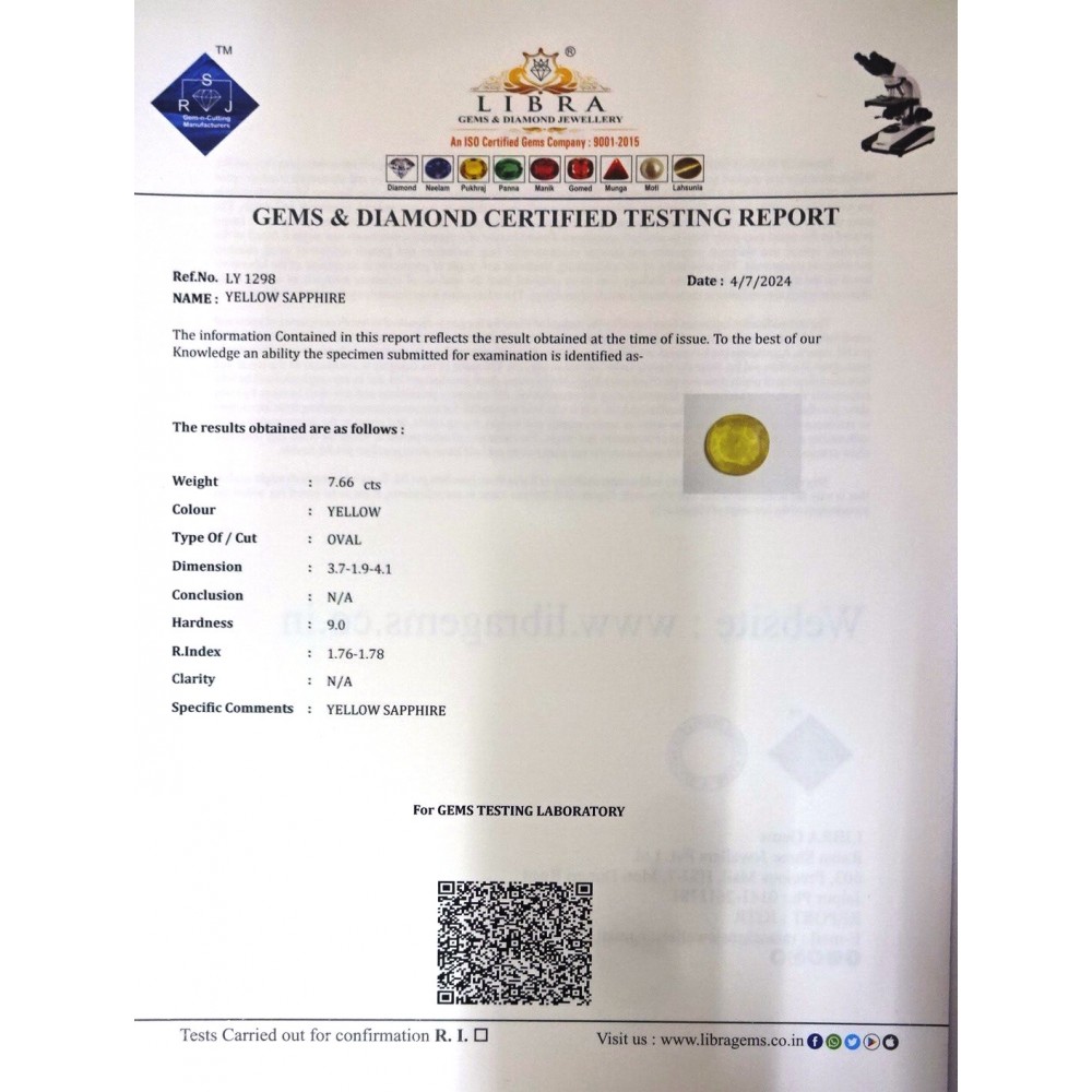 YELLOW SAPPHIRE