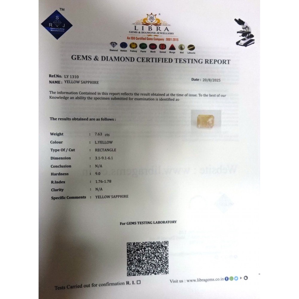YELLOW SAPPHIRE