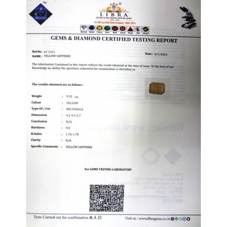 YELLOW SAPPHIRE