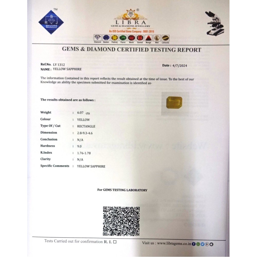 YELLOW SAPPHIRE