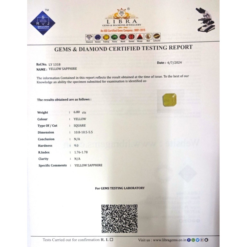 YELLOW SAPPHIRE