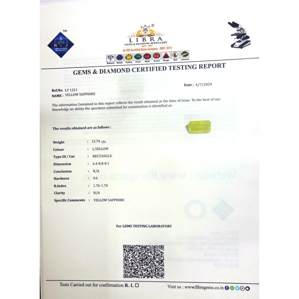 YELLOW SAPPHIRE