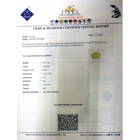 YELLOW SAPPHIRE