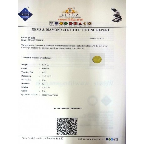 YELLOW SAPPHIRE