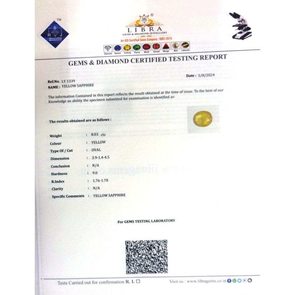 YELLOW SAPPHIRE