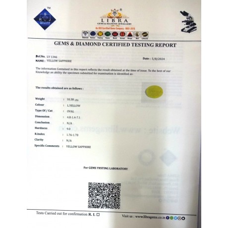 YELLOW SAPPHIRE