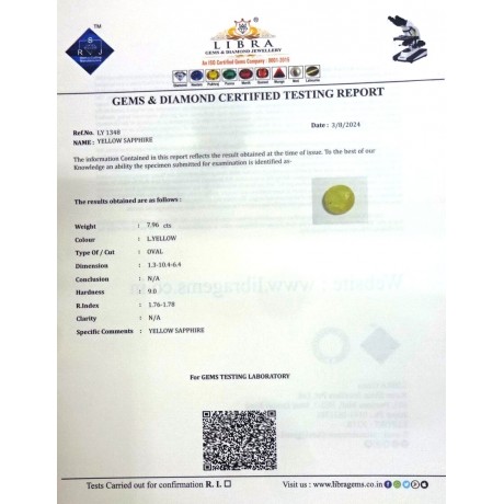 YELLOW SAPPHIRE