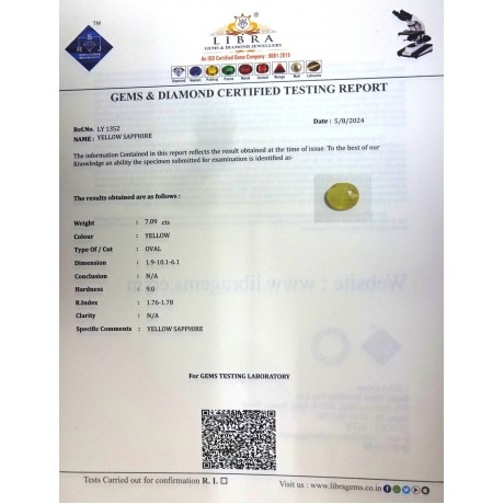 YELLOW SAPPHIRE