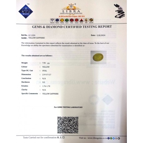 YELLOW SAPPHIRE