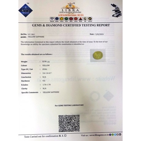 YELLOW SAPPHIRE