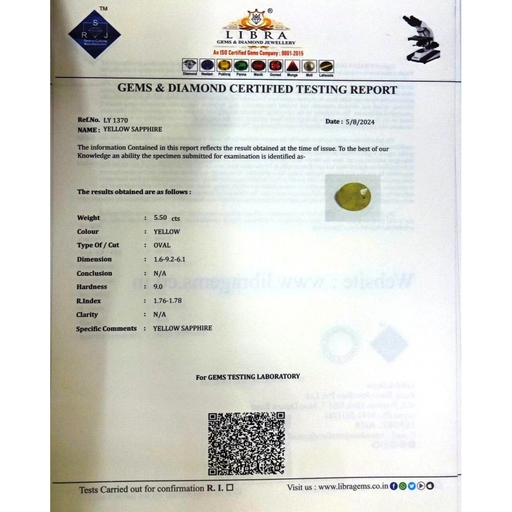 YELLOW SAPPHIRE