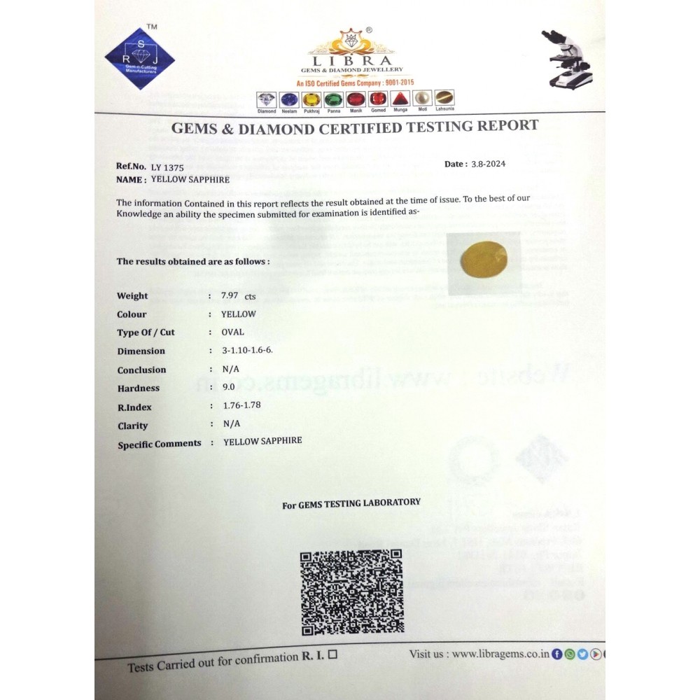 YELLOW SAPPHIRE