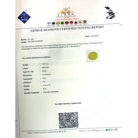 YELLOW SAPPHIRE