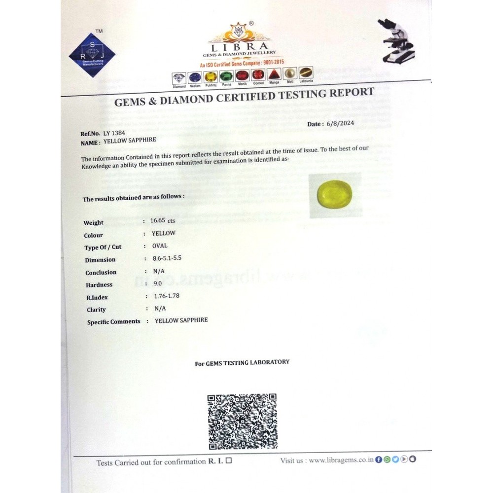 YELLOW SAPPHIRE