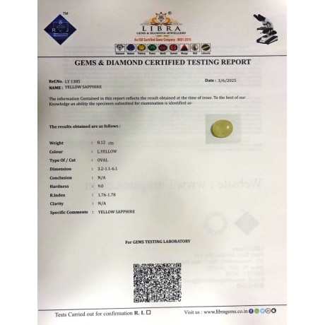 YELLOW SAPPHIRE