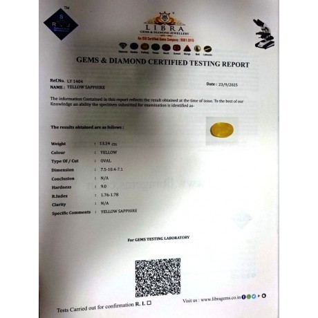 YELLOW SAPPHIRE