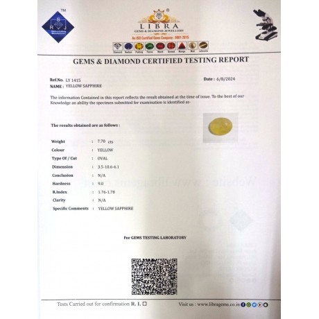 YELLOW SAPPHIRE