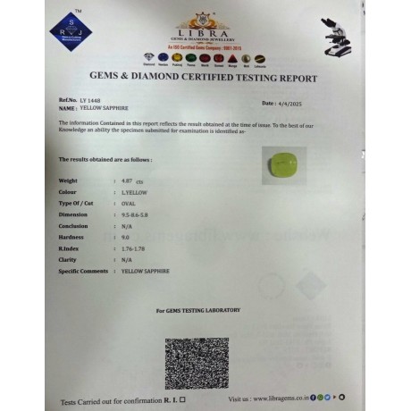 YELLOW SAPPHIRE