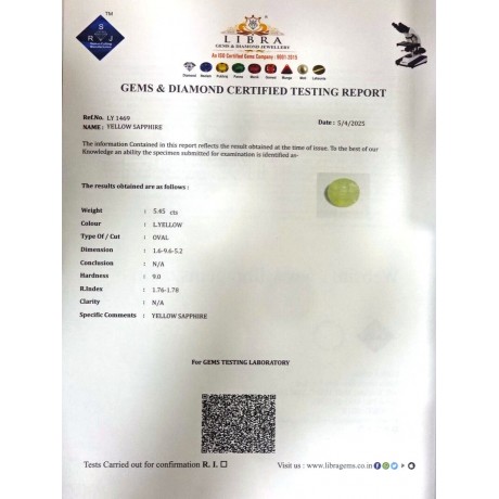 YELLOW SAPPHIRE
