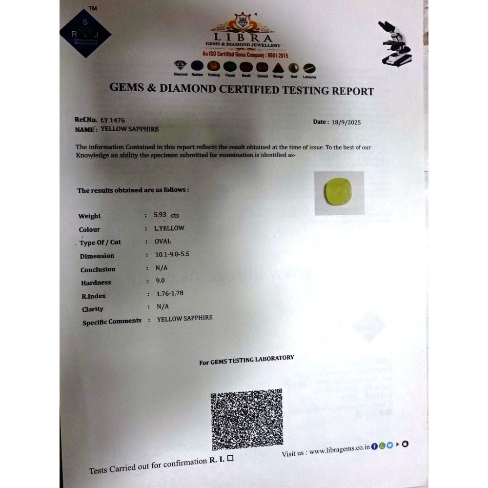 YELLOW SAPPHIRE