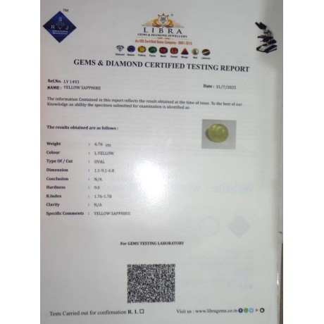 YELLOW SAPPHIRE
