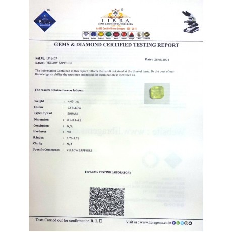 YELLOW SAPPHIRE