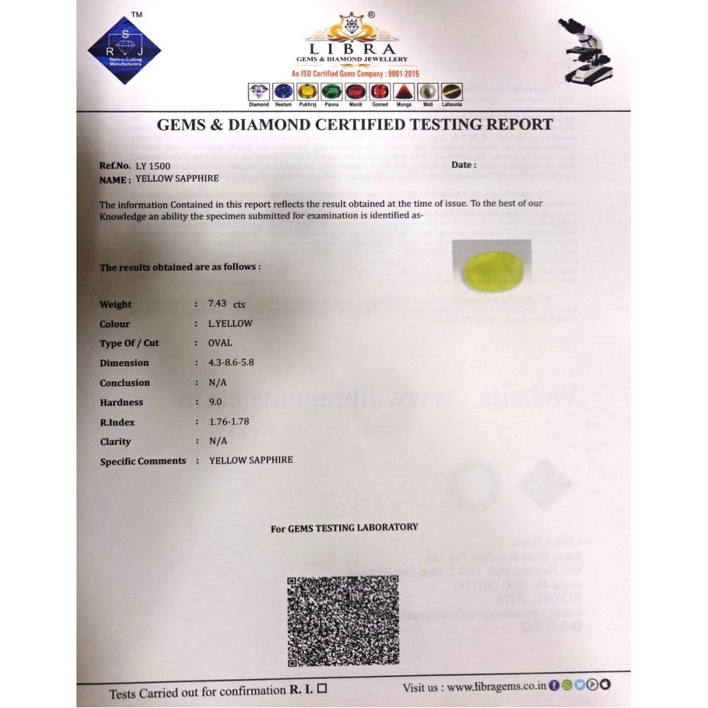YELLOW SAPPHIRE