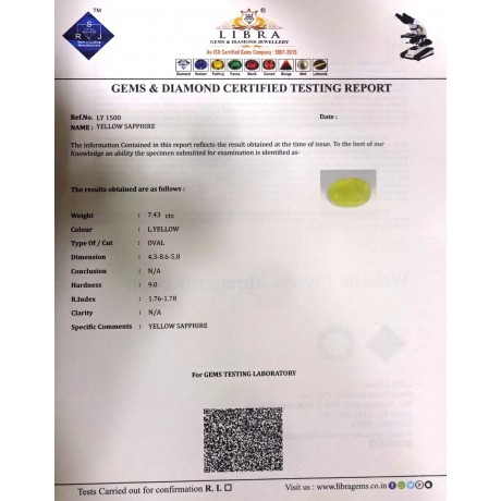 YELLOW SAPPHIRE