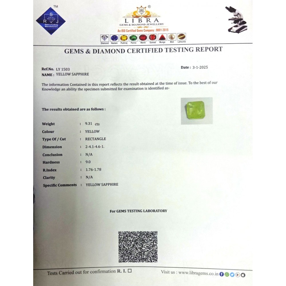 YELLOW SAPPHIRE