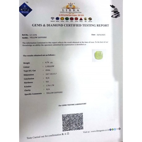 YELLOW SAPPHIRE