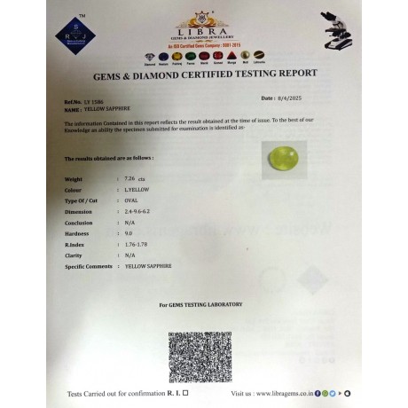 YELLOW SAPPHIRE
