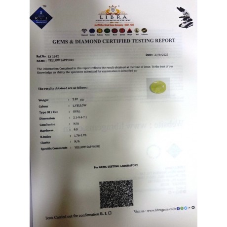 YELLOW SAPPHIRE