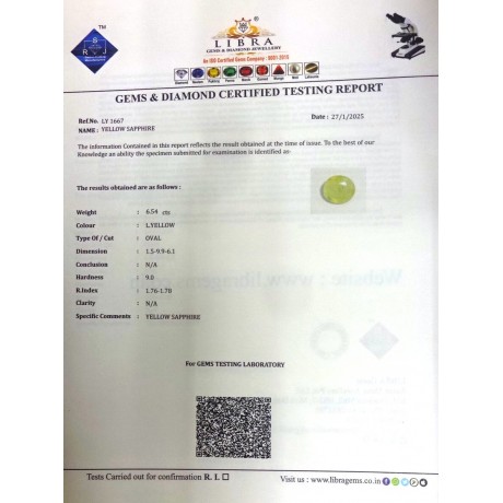 YELLOW SAPPHIRE