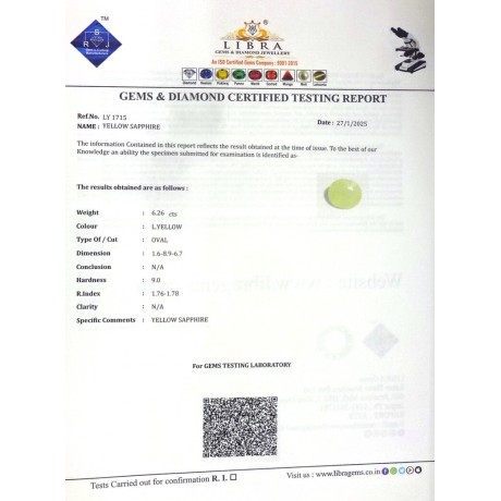 YELLOW SAPPHIRE