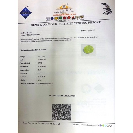 YELLOW SAPPHIRE
