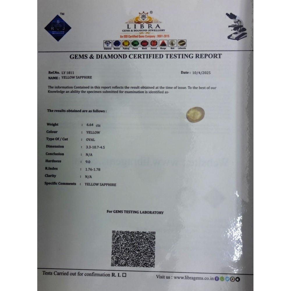 YELLOW SAPPHIRE