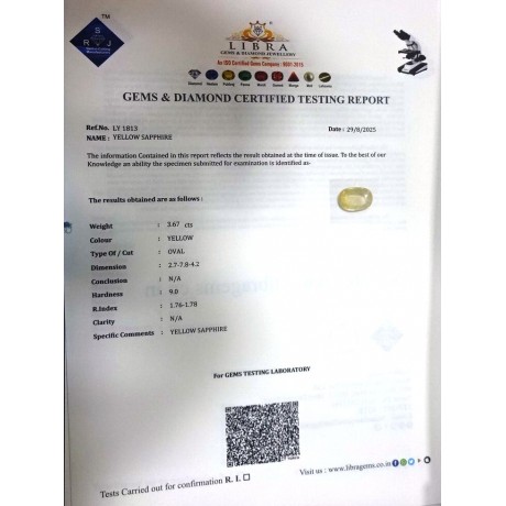 YELLOW SAPPHIRE