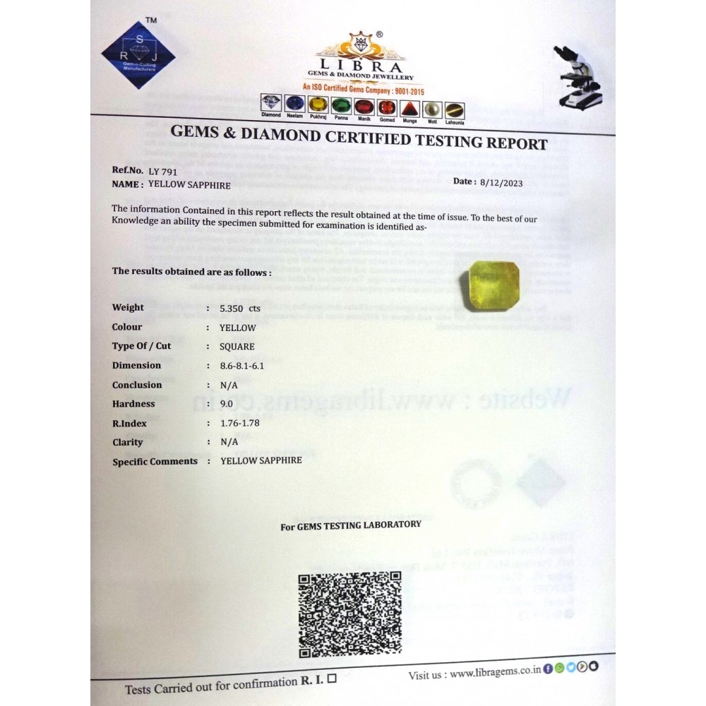 YELLOW SAPPHIRE