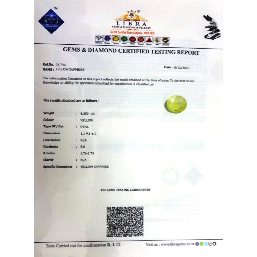 YELLOW SAPPHIRE