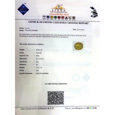 YELLOW SAPPHIRE